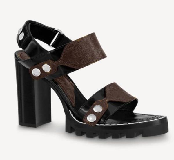 women sandal letter flower printed open toe chunky heel designer engraved studs star trail sandals1724770, Black
women sandal letter flower printed open toe chunky heel designer engraved studs star trail sandals1724770, Black