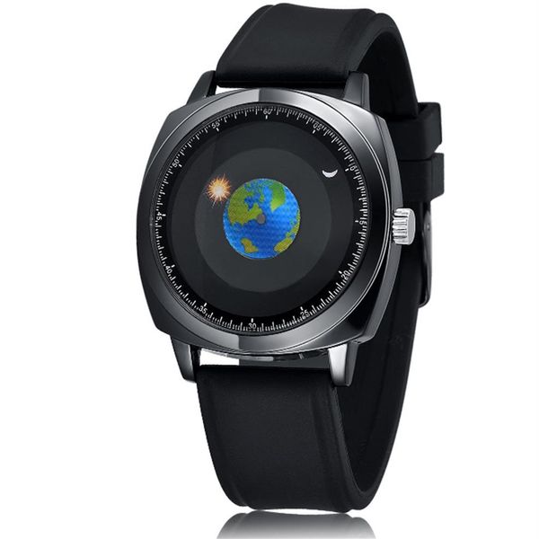 addies brand fashion creative design quartz mens watches 42mm unique sun moon dial watch with silicone band or leather strap280w, Slivery;brown
addies brand fashion creative design quartz mens watches 42mm unique sun moon dial watch with silicone band or leather strap280w, Slivery;brown