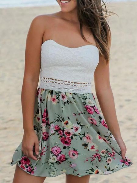 casual dresses lace floral strapless bandeau mini dress fashion v-neck slim slash neck sleeveless for women, Black;gray
casual dresses lace floral strapless bandeau mini dress fashion v-neck slim slash neck sleeveless for women, Black;gray