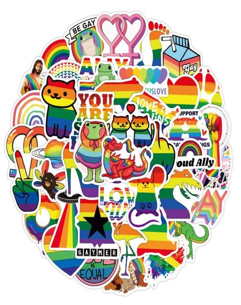 50pcs gay pride stickers lgbtq rainbow graffiti kids toy skateboard car motorcycle bicycle sticker decals1581554
50pcs gay pride stickers lgbtq rainbow graffiti kids toy skateboard car motorcycle bicycle sticker decals1581554