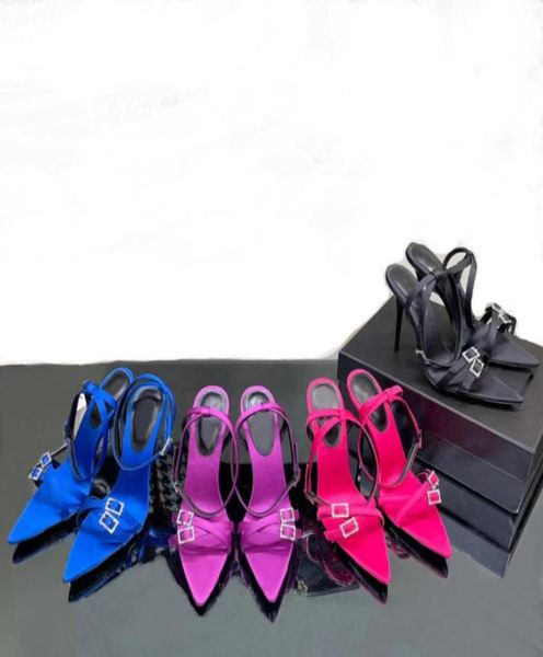 designer fashion dress shoes rhinestone square buckle pointed high heel sandals women039s silk slippery heels luxury ribbo3600875, Black
designer fashion dress shoes rhinestone square buckle pointed high heel sandals women039s silk slippery heels luxury ribbo3600875, Black