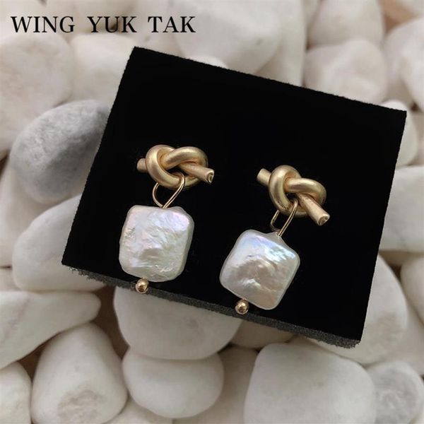 stud wing yuk tak korea womens fashion freshwater pearls earrings vintage geometric gold color small 2021280c, Golden;silver
stud wing yuk tak korea womens fashion freshwater pearls earrings vintage geometric gold color small 2021280c, Golden;silver