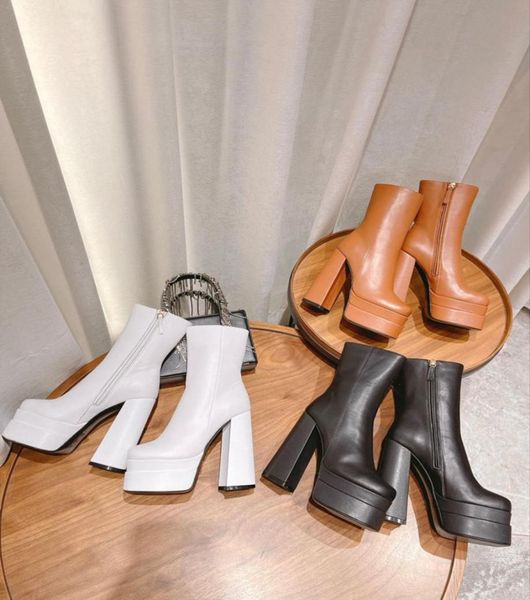 high heel ankle boots thick autumn and winter single catwalk leather waterproof platform ankle martin 155 cm8334411, Black
high heel ankle boots thick autumn and winter single catwalk leather waterproof platform ankle martin 155 cm8334411, Black
