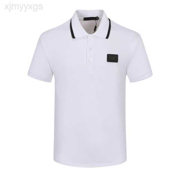 designer men's polo shirt black and white light luxury short sleeve stitching 100% cotton classic embroidery alphabet business casual, White;black
designer men's polo shirt black and white light luxury short sleeve stitching 100% cotton classic embroidery alphabet business casual, White;black