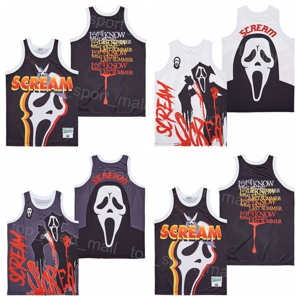 movie scream basketball jersey i still know what you did last summer men high school pullover college vintage breathable stitch black white
movie scream basketball jersey i still know what you did last summer men high school pullover college vintage breathable stitch black white