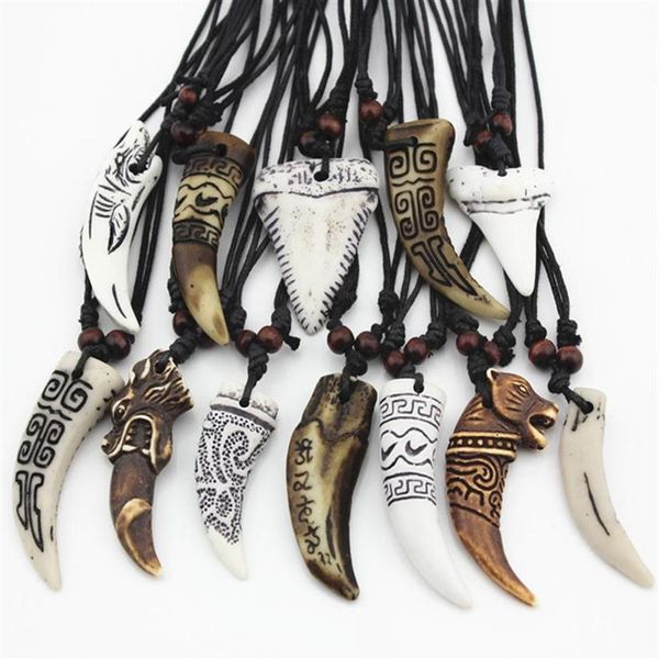 fashion jewelry whole 12pcs lot mixed cool imitation bone carved dragon totem shark wolf tooth pendant necklace amulets drop 3430238w, Silver
fashion jewelry whole 12pcs lot mixed cool imitation bone carved dragon totem shark wolf tooth pendant necklace amulets drop 3430238w, Silver