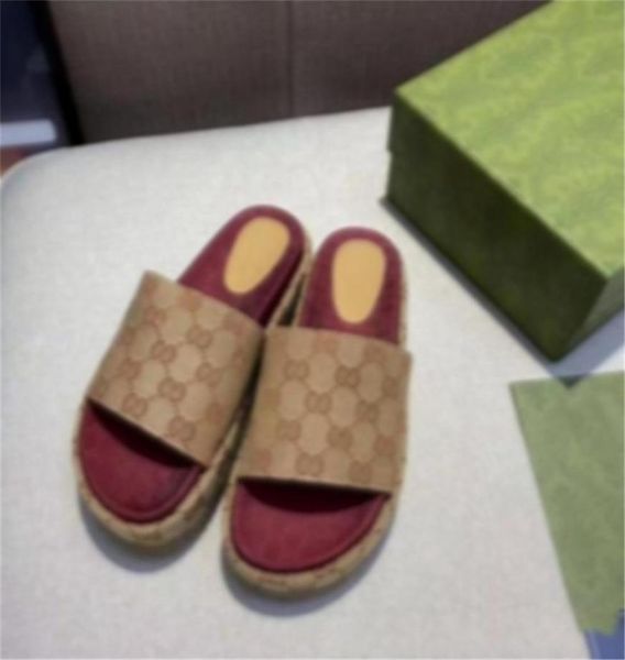 2022 designer embroidered platform slipper sandals fashion summer canvas women slides platforms slider beach flip flops size 35443149482, Black
2022 designer embroidered platform slipper sandals fashion summer canvas women slides platforms slider beach flip flops size 35443149482, Black