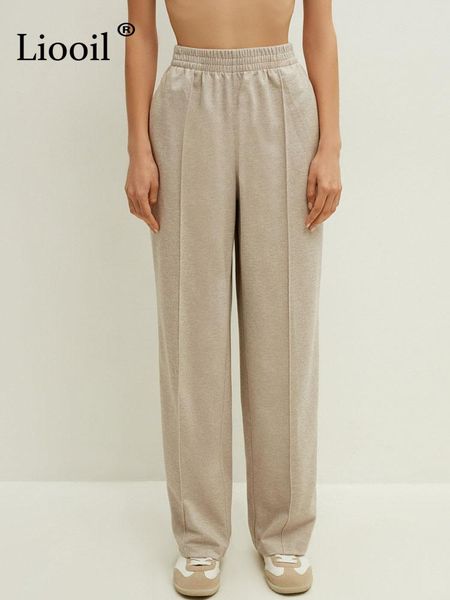 capris liooil baggy straight leg sweat pants women high waist trousers 2022 autumn streetwear gray casual loose jogger sweatpants, Black;white
capris liooil baggy straight leg sweat pants women high waist trousers 2022 autumn streetwear gray casual loose jogger sweatpants, Black;white
