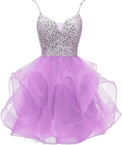 short homecoming dresses deep v-neck beading sequins spaghetti party gowns ball gown lace-up princess birthday mini prom graudation cocktail, Blue;pink
short homecoming dresses deep v-neck beading sequins spaghetti party gowns ball gown lace-up princess birthday mini prom graudation cocktail, Blue;pink