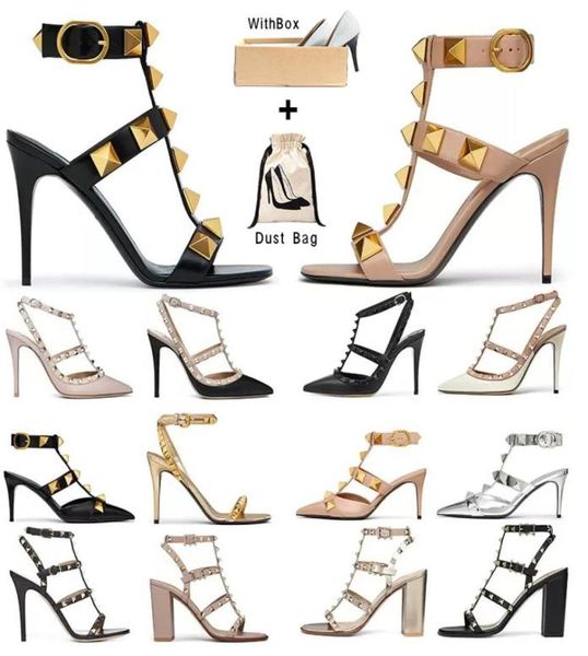 2022 luxury high heel womens pumps dress shoes ankle strap roman black nude silver with rivets open toes pointed stiletto chunky h2283320
2022 luxury high heel womens pumps dress shoes ankle strap roman black nude silver with rivets open toes pointed stiletto chunky h2283320