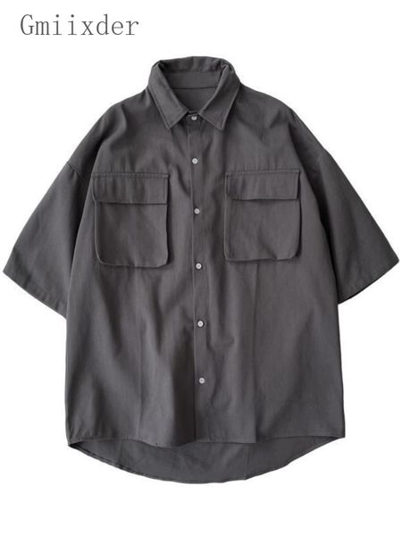 men's casual shirts safari gray shirts summer simple versatile casual blouse hong kong style big pocket short-sleeved shirts for men wo, White;black
men's casual shirts safari gray shirts summer simple versatile casual blouse hong kong style big pocket short-sleeved shirts for men wo, White;black