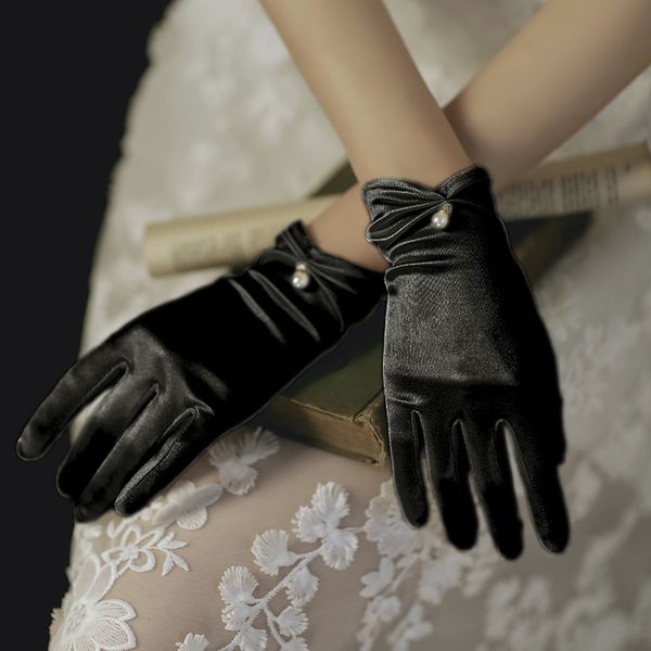 satin white gloves women wedding bridal party dress full finger anti-uv glove fashion bow tie thin short elegant pearl gloves
satin white gloves women wedding bridal party dress full finger anti-uv glove fashion bow tie thin short elegant pearl gloves
