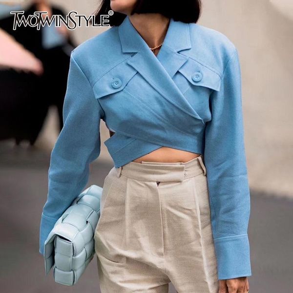 pants twotwinstyle asymmetrical slim women's blouses lapel collar long sleeve vintage short shirts for female fashion clothes 2022 new, White
pants twotwinstyle asymmetrical slim women's blouses lapel collar long sleeve vintage short shirts for female fashion clothes 2022 new, White