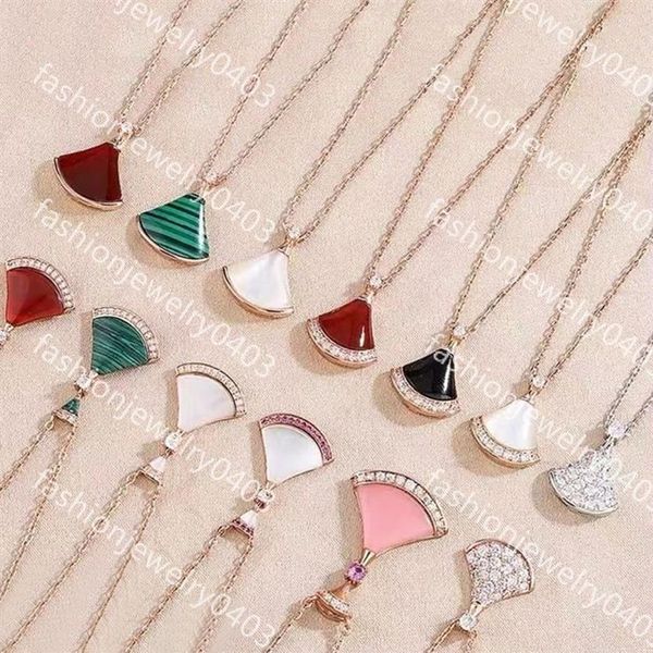 jewelry divas dream necklaces designers fan shape necklace diamonds white pink green chalcedony small skirt female elegant jewelry275y, Silver
jewelry divas dream necklaces designers fan shape necklace diamonds white pink green chalcedony small skirt female elegant jewelry275y, Silver