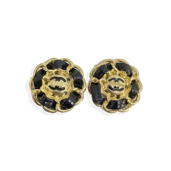 spring women's love charm earrings 18k gold plated black stud earrings designer jewelry design for women party gifts earrings fashion f, Golden
spring women's love charm earrings 18k gold plated black stud earrings designer jewelry design for women party gifts earrings fashion f, Golden