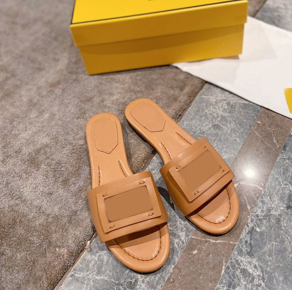 2023 f two-tone logo slide sandals slippers italy fashion lady girls flat lambskin real leather mules slip on slides square metal buckle sum, Black
2023 f two-tone logo slide sandals slippers italy fashion lady girls flat lambskin real leather mules slip on slides square metal buckle sum, Black
