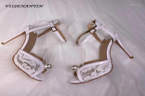 white lace women summer sandal shoe 2021 peep toe big pearl decor ankle strap wedding shoes sandalias thin heel sapato11133160, Black
white lace women summer sandal shoe 2021 peep toe big pearl decor ankle strap wedding shoes sandalias thin heel sapato11133160, Black