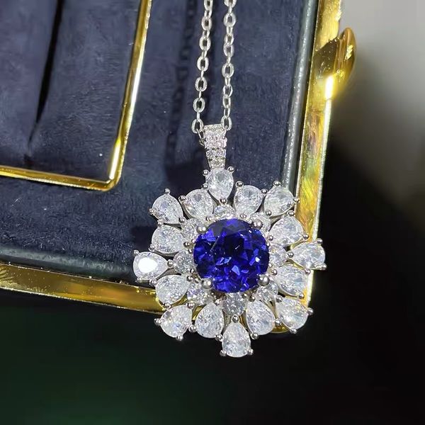 vintage flower chocker necklace sapphire silver color engagement wedding pendants necklace for women bridal charm jewelry
vintage flower chocker necklace sapphire silver color engagement wedding pendants necklace for women bridal charm jewelry