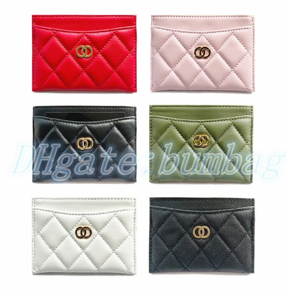 7a quality card holder coin purse designer womens mens purses wallets channel original with box cardholder lambskin leather quilte5666152, Red;black
7a quality card holder coin purse designer womens mens purses wallets channel original with box cardholder lambskin leather quilte5666152, Red;black