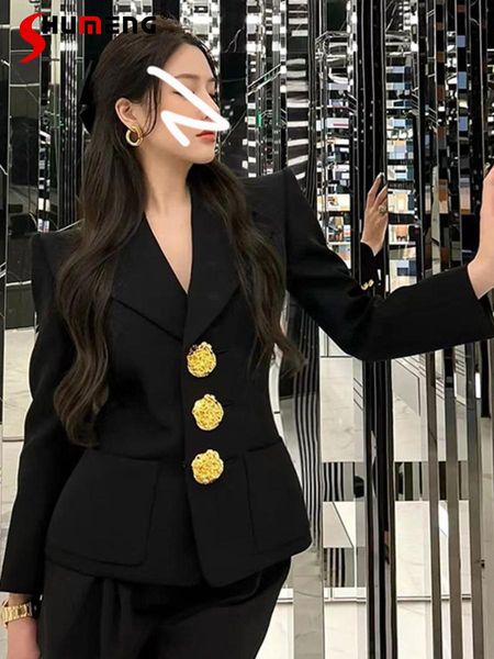 pants french threedimensional flower black suit jacket fall 2022 new women clothes highend elegant waist ol office lady blazer coat, White
pants french threedimensional flower black suit jacket fall 2022 new women clothes highend elegant waist ol office lady blazer coat, White