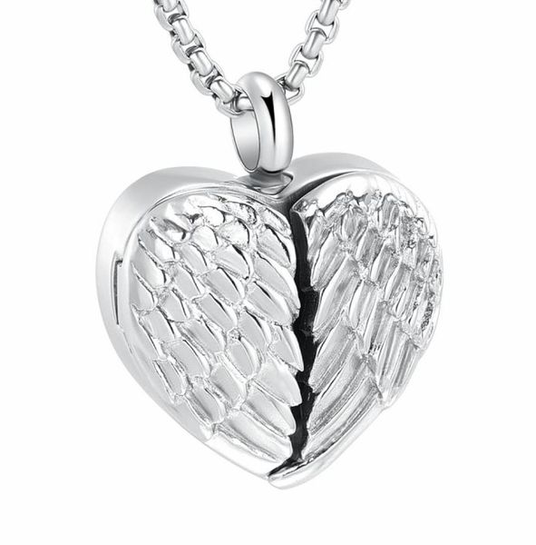 z849 openable angel wing for po of loved ones pets always in my heart cremation urn pendant necklace hold ashes engravable2163459, Silver
z849 openable angel wing for po of loved ones pets always in my heart cremation urn pendant necklace hold ashes engravable2163459, Silver
