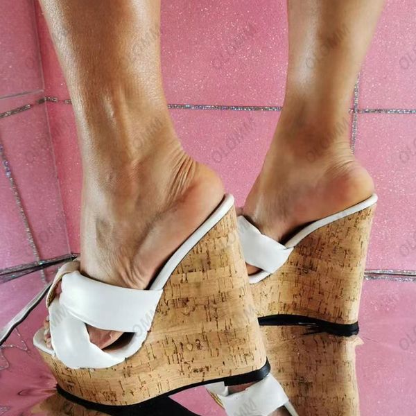 olomm new arrival women mules sandals faux leather cork wedges heels open toe elegant black casual shoes size 35 45 47 52
olomm new arrival women mules sandals faux leather cork wedges heels open toe elegant black casual shoes size 35 45 47 52