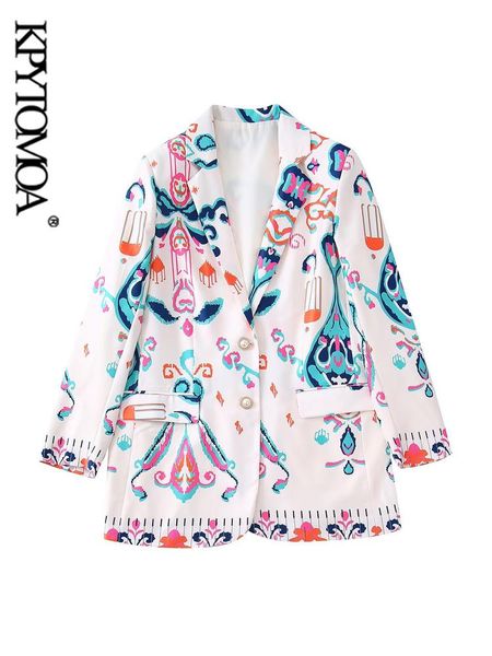 pants kpytomoa women fashion front buttons printed blazer coat vintage long sleeve flap pockets female outerwear chic veste femme, White
pants kpytomoa women fashion front buttons printed blazer coat vintage long sleeve flap pockets female outerwear chic veste femme, White