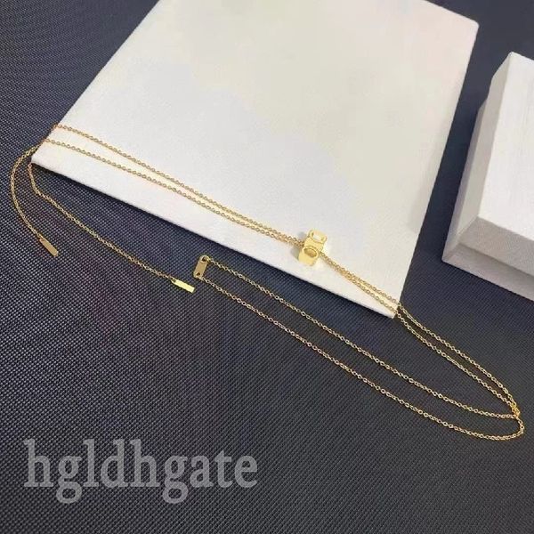 pendant necklace luxury designer necklace letters chains for men girlfriend gifts stainless steel tag vintage gold plated romantic jewelry b, Silver
pendant necklace luxury designer necklace letters chains for men girlfriend gifts stainless steel tag vintage gold plated romantic jewelry b, Silver
