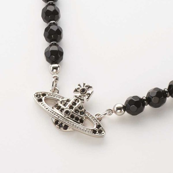 nanaspace - the same internet celebrity empress dowager's dark series black crystal three layer single full diamond saturn buckle neckl, Silver
nanaspace - the same internet celebrity empress dowager's dark series black crystal three layer single full diamond saturn buckle neckl, Silver