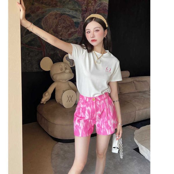 23ss women short sets casual suit womens designer clothing round neck pure cotton logo embroidery short sleeve t-shirt shorts set women clot, White
23ss women short sets casual suit womens designer clothing round neck pure cotton logo embroidery short sleeve t-shirt shorts set women clot, White