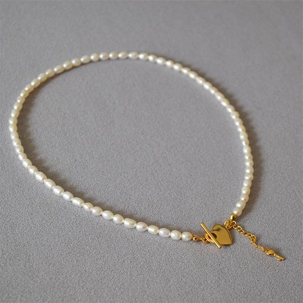 seed pearl beeded necklaces 4mm natural pearls with gold heart closure287c, Silver
seed pearl beeded necklaces 4mm natural pearls with gold heart closure287c, Silver