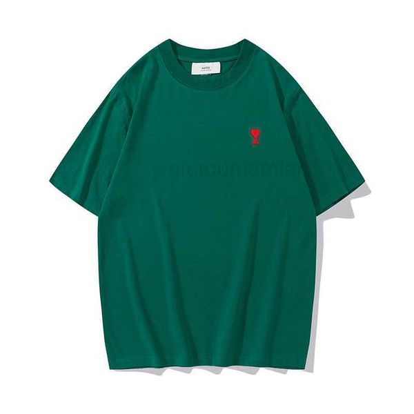 t shirts for men women and amis high female quality small male label embroidered love short sleeved students t-shirt casual loose fitting ro, White;black
t shirts for men women and amis high female quality small male label embroidered love short sleeved students t-shirt casual loose fitting ro, White;black
