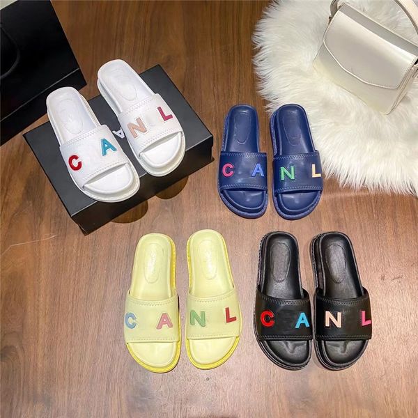 2023 womens fashion slippers embroidered honey rainbow letter buckle c calfskin designer slides slip on slipper girls platform famous sandal, Black
2023 womens fashion slippers embroidered honey rainbow letter buckle c calfskin designer slides slip on slipper girls platform famous sandal, Black