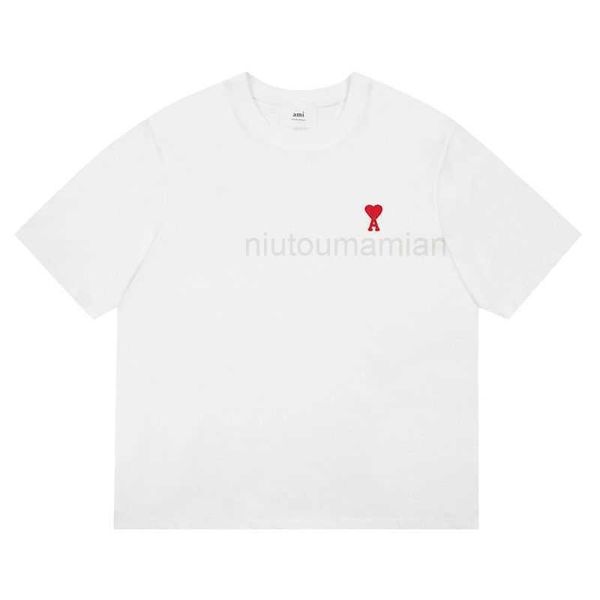 t shirts for men women cotton short and amis embroidery love correct sleeve men's edition women's pure small bottom label shirt ro, White;black
t shirts for men women cotton short and amis embroidery love correct sleeve men's edition women's pure small bottom label shirt ro, White;black