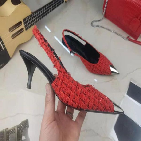 women luxury brand design pointed toe kitten heel shoes slingback high heels sandals women dress party pumps 2022 spring 05253082369, Black
women luxury brand design pointed toe kitten heel shoes slingback high heels sandals women dress party pumps 2022 spring 05253082369, Black