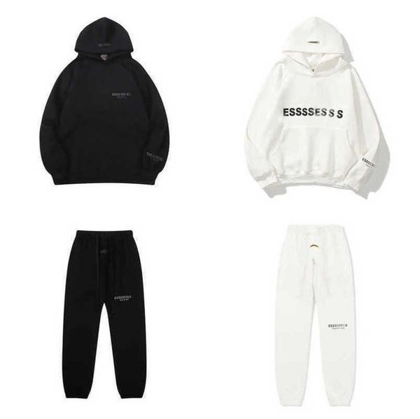 luxury classics men's tracksuits esss ential sweatshirts letter hoodies men women sportswear hooded pant coat sweater pullover couple, Black
luxury classics men's tracksuits esss ential sweatshirts letter hoodies men women sportswear hooded pant coat sweater pullover couple, Black