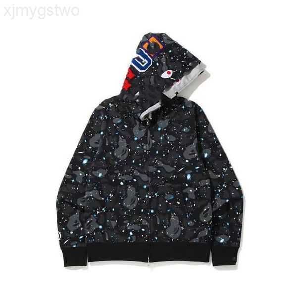 shark jacket pure cotton hoodie double hat series designer brand glow-in-the dark camo hooded male and female student couple hip hop cardiga, Black
shark jacket pure cotton hoodie double hat series designer brand glow-in-the dark camo hooded male and female student couple hip hop cardiga, Black