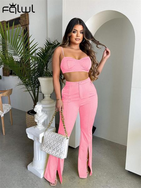 pants fqlwl zomer mode 2 tweedelige sets outfits vrouwen mouwloze backless crop flared broek roze casual bijpassende sets 2022, White
pants fqlwl zomer mode 2 tweedelige sets outfits vrouwen mouwloze backless crop flared broek roze casual bijpassende sets 2022, White