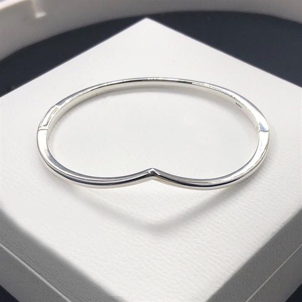 authentic sterling silver polished wishbone bangle bracelet women girls wedding designer jewelry for pandora girlfriend gift brace289v, Black
authentic sterling silver polished wishbone bangle bracelet women girls wedding designer jewelry for pandora girlfriend gift brace289v, Black