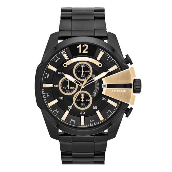 fashion brand men big case mutiple dials stainless steel band date quartz wrist watch 4338176s, Slivery;brown
fashion brand men big case mutiple dials stainless steel band date quartz wrist watch 4338176s, Slivery;brown