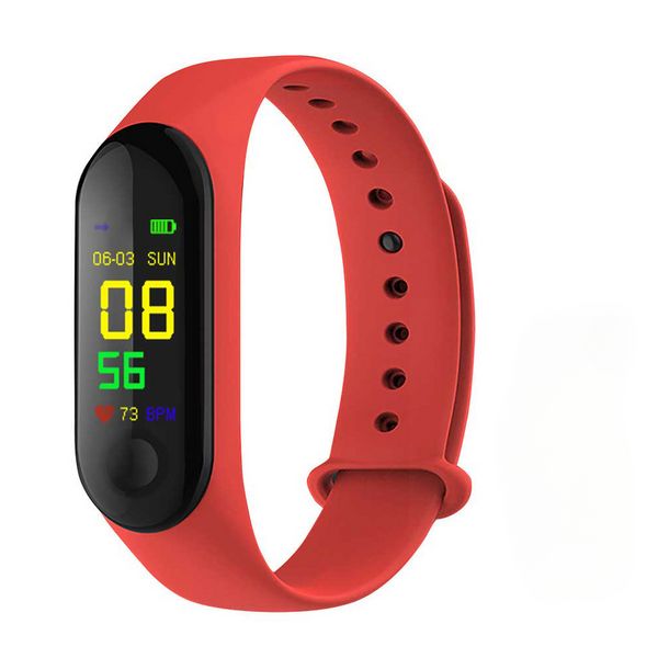 Image of For Xiaomi M3 Smart Watch Men Women Fitness Sports Smart Band Bluetooth Music Heart Rate Take Pictures Smartwatch Wristband