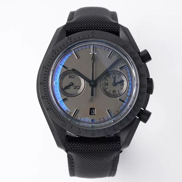 2023 new luxury watch mens black case grey dial watches eta automatic movement fabric strap waterproof chronograph wristwatches with box, Slivery;brown
2023 new luxury watch mens black case grey dial watches eta automatic movement fabric strap waterproof chronograph wristwatches with box, Slivery;brown