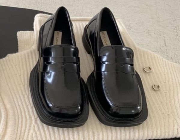 square toe women loafer matt patent dress shoes british style woman work shoes3255378, Black
square toe women loafer matt patent dress shoes british style woman work shoes3255378, Black