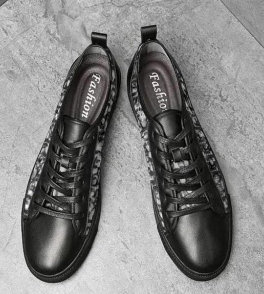 men shoes pu leather print lace up round head flat bottom casual comfortable fashion chaussure homeme dh80317394001, Black
men shoes pu leather print lace up round head flat bottom casual comfortable fashion chaussure homeme dh80317394001, Black