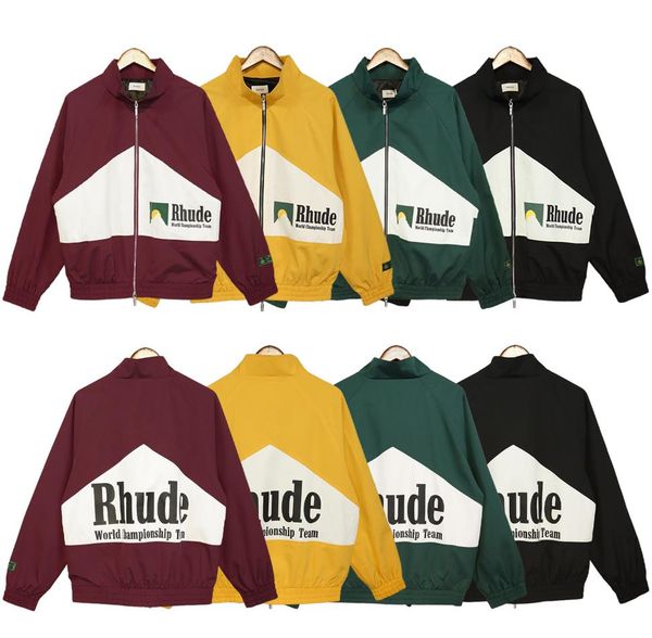 mens rhudes jacket print long sleeve panelled outerwear men women spring and autumn jacket luxury brand coat, Black;brown
mens rhudes jacket print long sleeve panelled outerwear men women spring and autumn jacket luxury brand coat, Black;brown