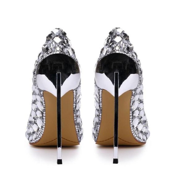genuine leather luxury designer rhinestone wedding shoes pointed 12cm highheeled silver bridal dress shoes with box2564876, Black
genuine leather luxury designer rhinestone wedding shoes pointed 12cm highheeled silver bridal dress shoes with box2564876, Black