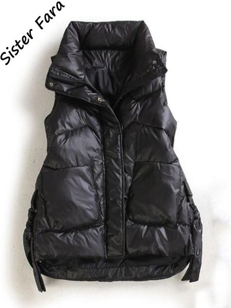 vests sister fara women down cotton vest waistcoat autumn winter cotton women outwear casual waistcoat casual coat slim coat, Black;white
vests sister fara women down cotton vest waistcoat autumn winter cotton women outwear casual waistcoat casual coat slim coat, Black;white
