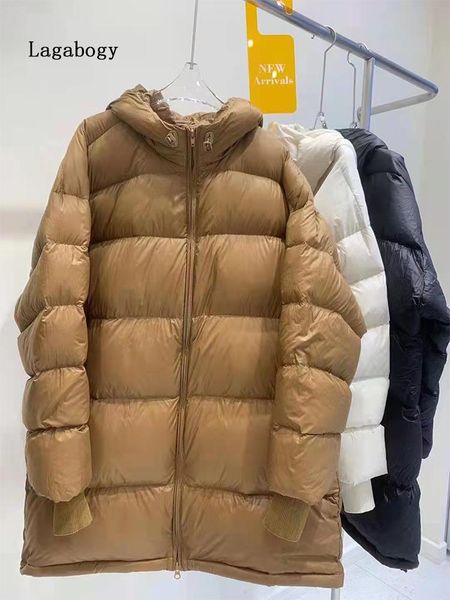 parkas lagabogy 2022 new winter hooded coat women 90% white duck down parka female thick warm puffer jacket casual loose zipper outwear, Black
parkas lagabogy 2022 new winter hooded coat women 90% white duck down parka female thick warm puffer jacket casual loose zipper outwear, Black