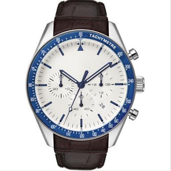 2019 men's watch mens trophy white dial chronograph quartz watch with leather strap 1513629268f, Slivery;brown
2019 men's watch mens trophy white dial chronograph quartz watch with leather strap 1513629268f, Slivery;brown