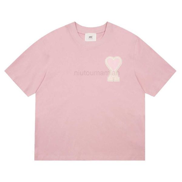 t shirts for men women couple quality short sleeved t-shirt embroidered with big heart embroidery summer amis clothes high and round neck lo, White;black
t shirts for men women couple quality short sleeved t-shirt embroidered with big heart embroidery summer amis clothes high and round neck lo, White;black